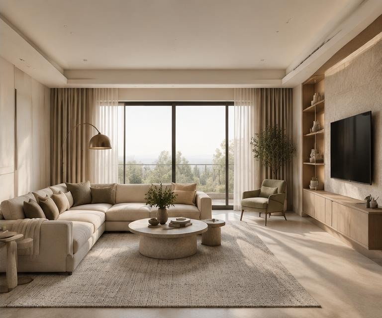 Photorealistic completed 3D interior visualisation