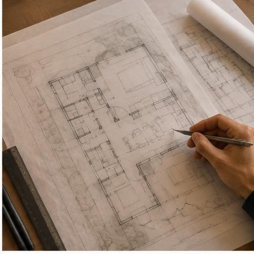 Concept & 3D visualisation for architecture design
