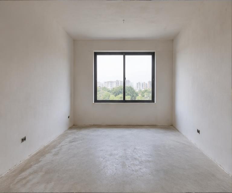 Unfinished bedroom shell