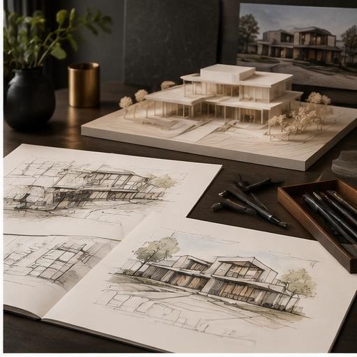Concept & 3D visualisation for flat re-modification