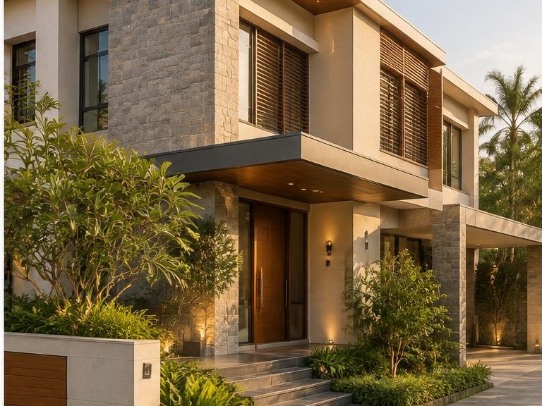 Completed contemporary family residence ready for handover