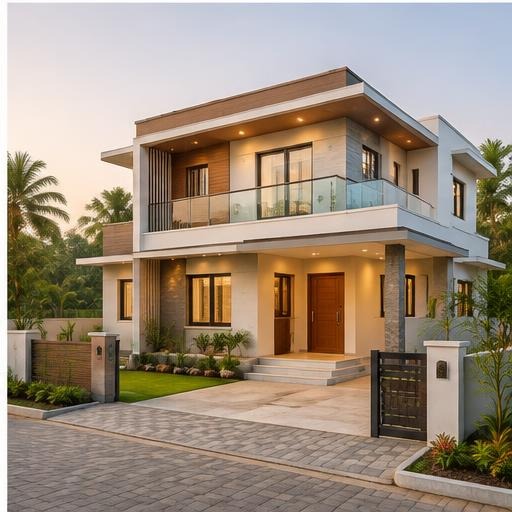 Residential construction project executed by ModarchX in Patna
