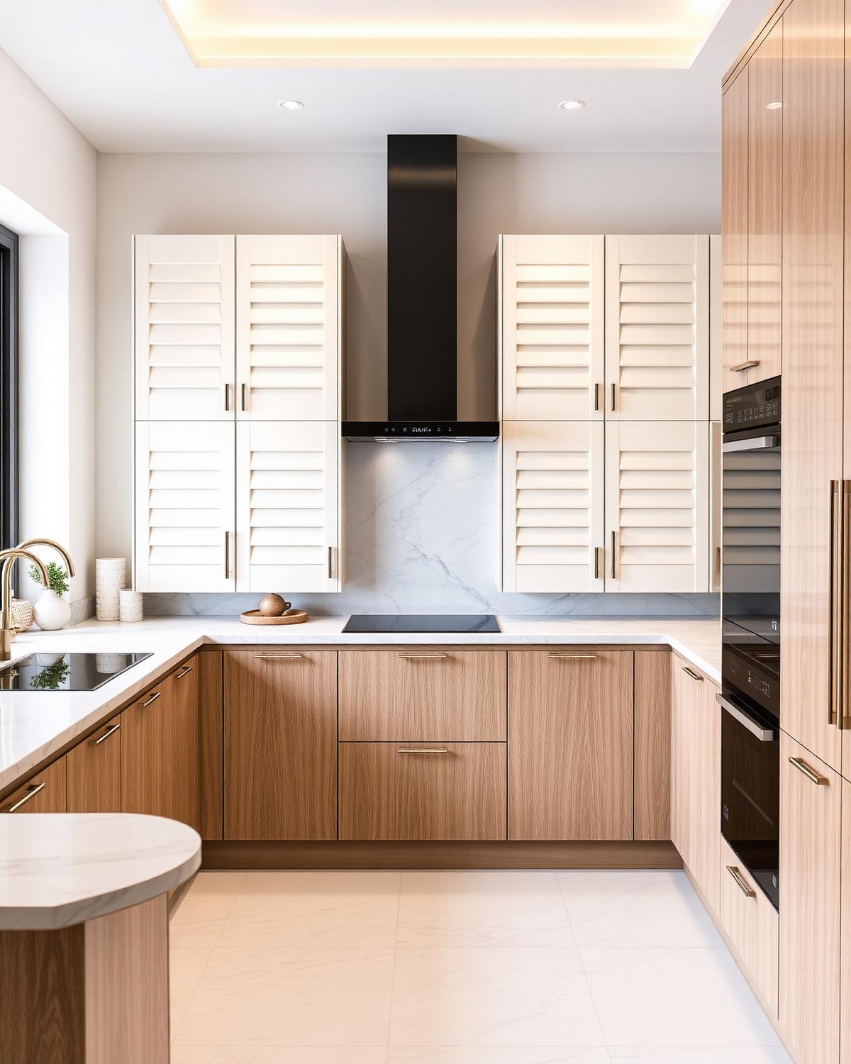U-shaped modular kitchen interior design in Patna